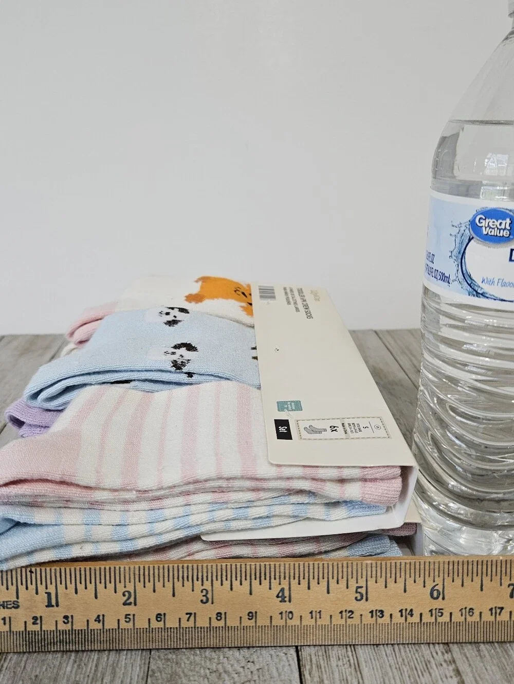 2 - 6 Packs Toddler Crew Socks Size S 6X Boys  4.5-8.5 Girls 6-10.5 Crew Socks b